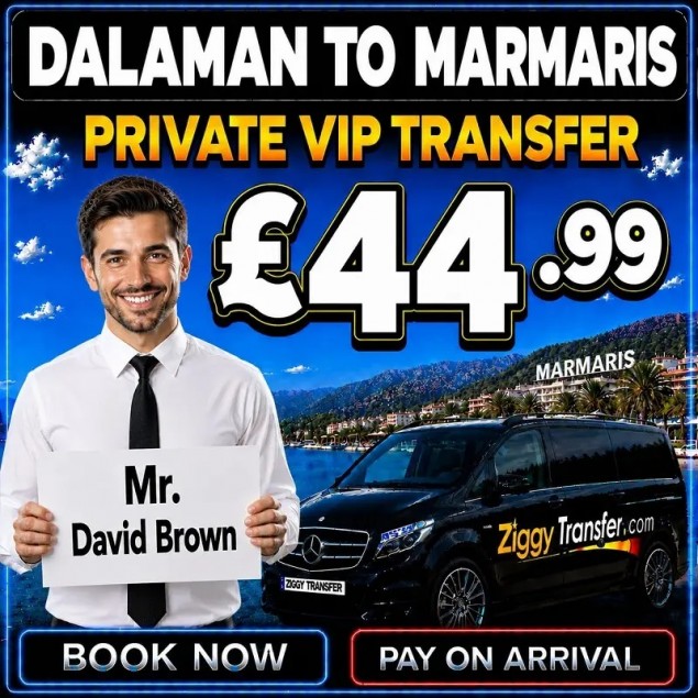 Dalaman Airport to Marmaris cheap transfer